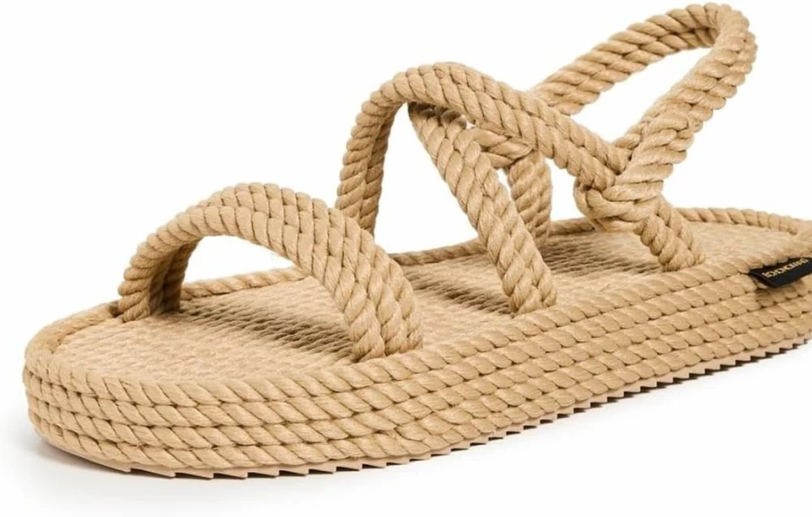 BOHONOMAD Women's Bahamas Platform Sandals - Comfortable Beach Summer Slide Shoes