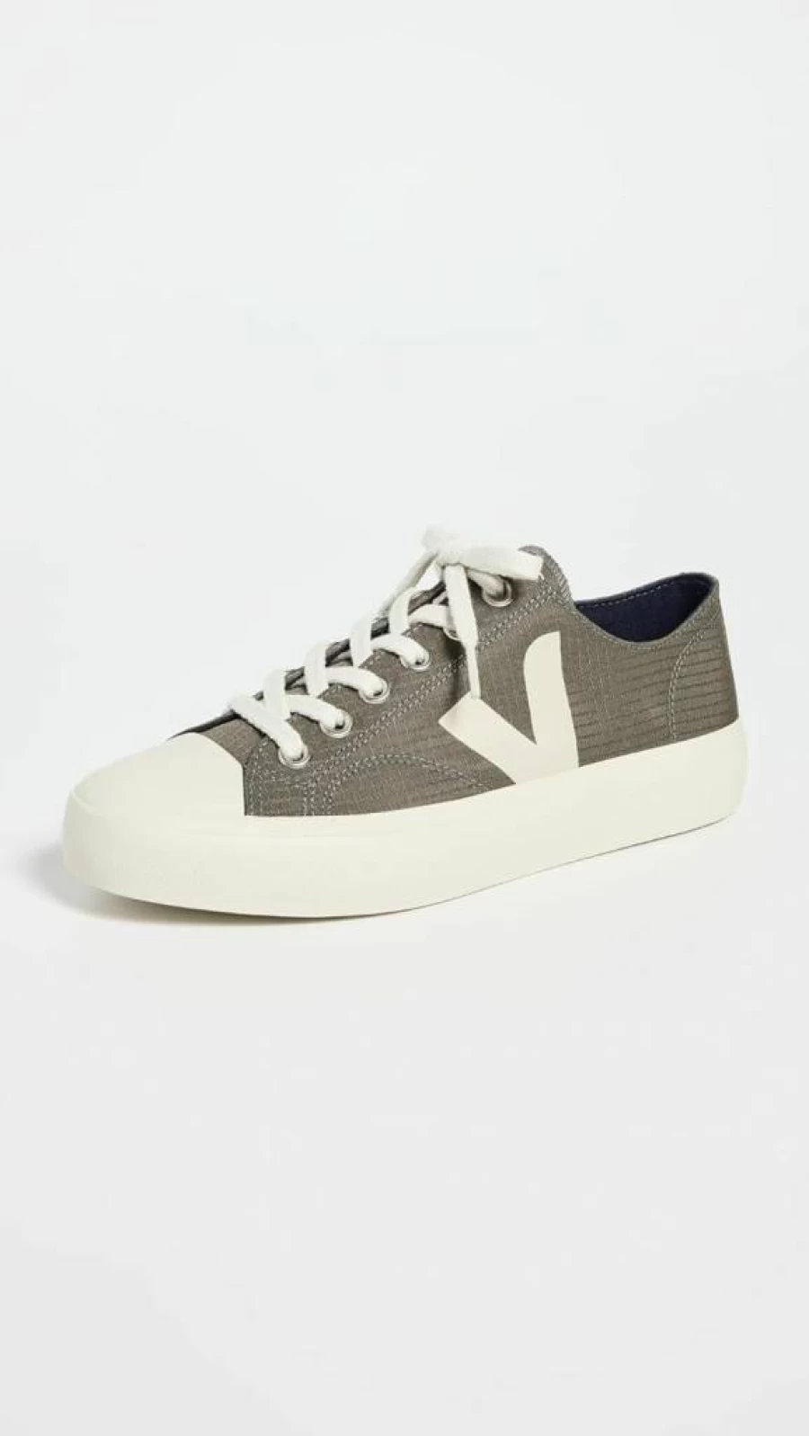 Veja Wata II Low Top Women's Sustainable Sneakers – White Eco-Friendly Canvas Shoes