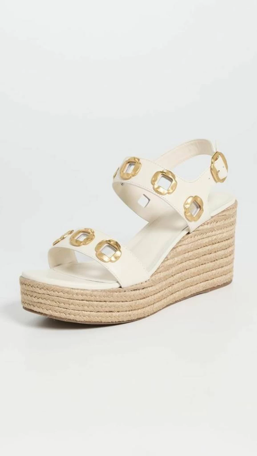 Amazon Women's Ivory Genuine Leather Milan Style Espadrille Flats - Comfortable Summer Wedge Shoes