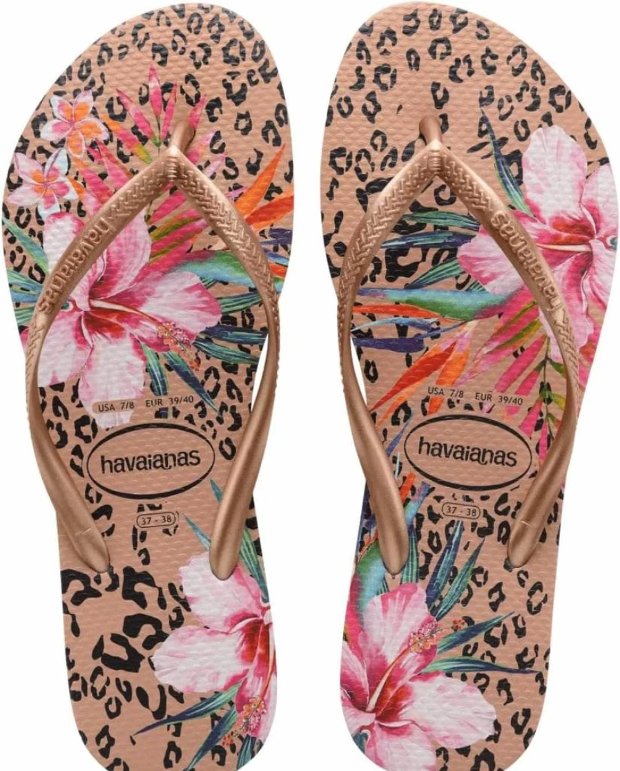Havaianas Women's Slim Flip Flops - Lightweight Comfortable Summer Sandals