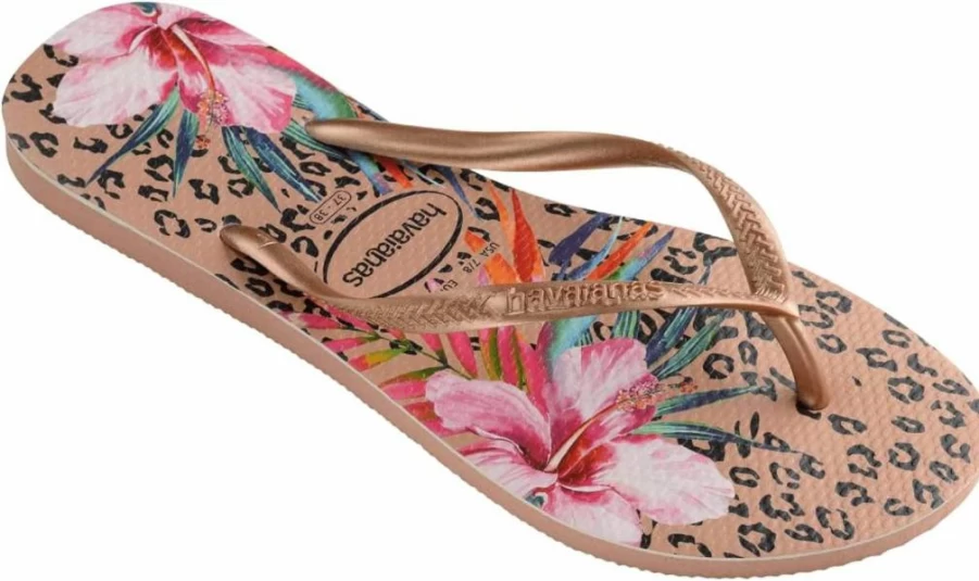 Havaianas Women's Slim Flip Flops - Lightweight Comfortable Summer Sandals