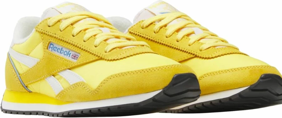 Reebok Women's Classic AZ Vintage White Sneakers - Retro Running Shoes for Women