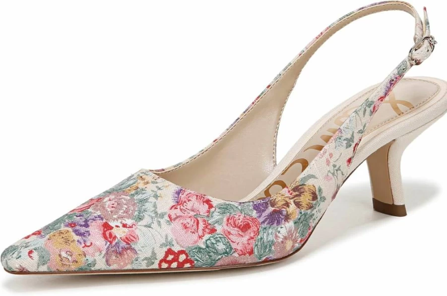 Sam Edelman Women's Bianka Slingback Pump Heels - Elegant Comfort Dress Shoes for Women
