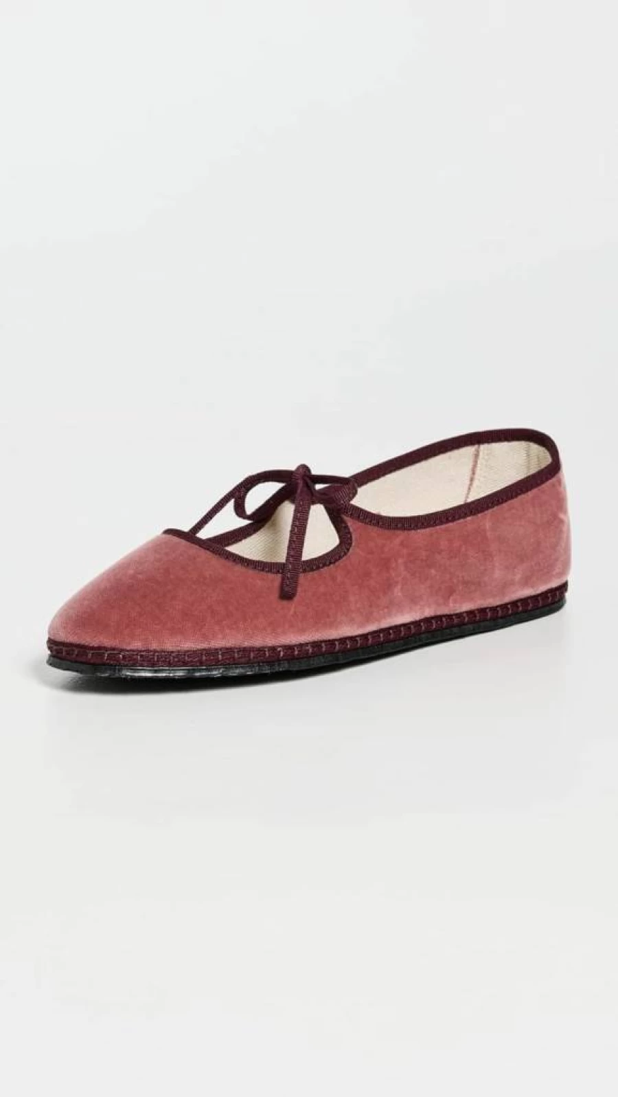 ViBi VENEZiA Women's Velvet Mary Jane Flats - Brigitte Style Comfortable Ballet Shoes