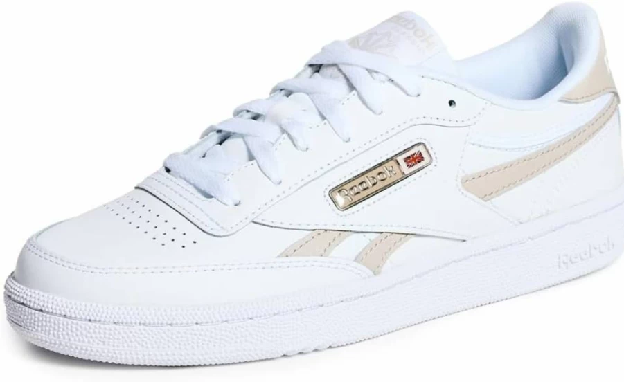 Reebok Women's Club C Revenge Vintage White Leather Sneakers for Casual Wear