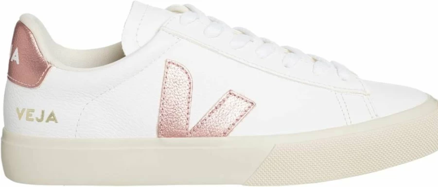 Veja Women's Campo Leather Sneakers in Black & White | Sustainable Vegan Eco-Friendly Shoes
