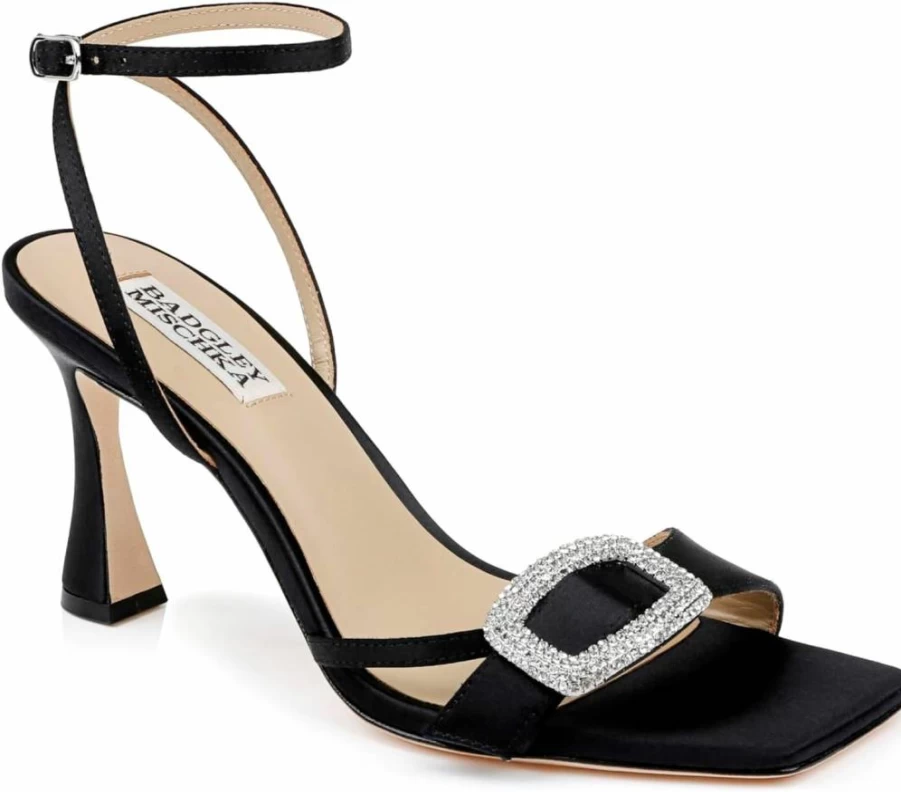 Badgley Mischka Judith Women's Heeled Sandals - Elegant Dress Sandals for Women