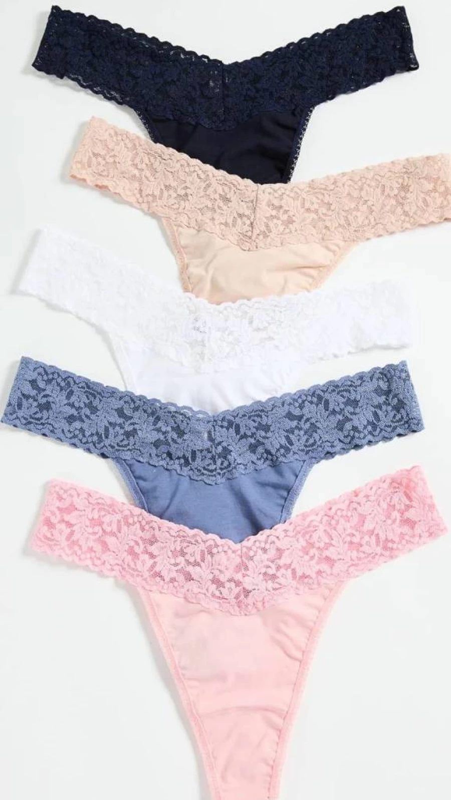 Hanky Panky Original Rise Cotton Underwear 5-Pack - Comfortable Holiday Collection 2021