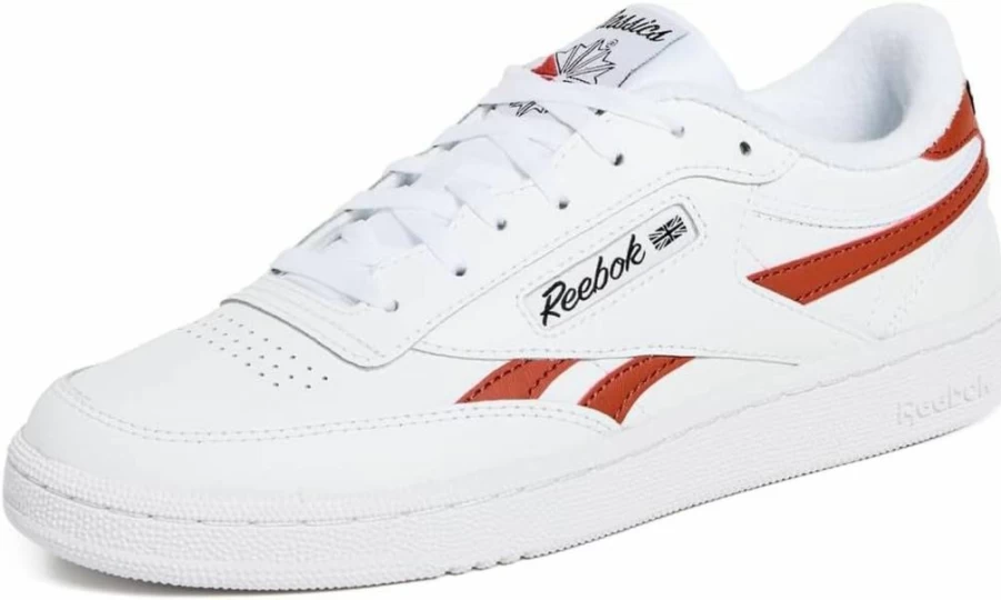 Reebok Women's Club C Revenge Vintage White Leather Sneakers for Casual Wear