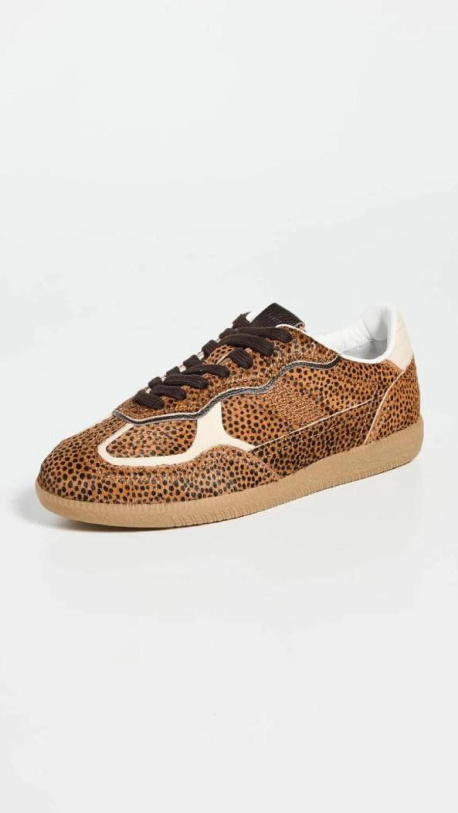 ALOHAS Women's 490 Rife Soft Tan Leather Sneakers – Comfortable Casual Shoes