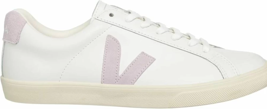 Veja Women's Esplar Sneakers in Extra White | Sustainable Leather Canvas Eco-Friendly Fashion Shoes
