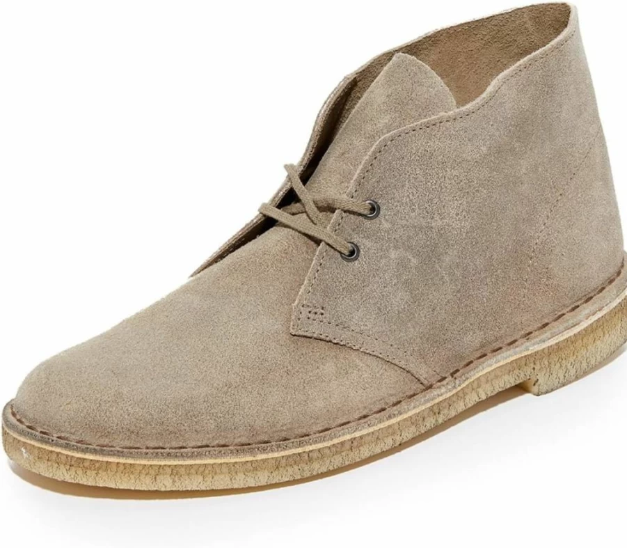 Clarks Women's Desert Boots Classic Leather Ankle Boots Comfortable Casual Footwear