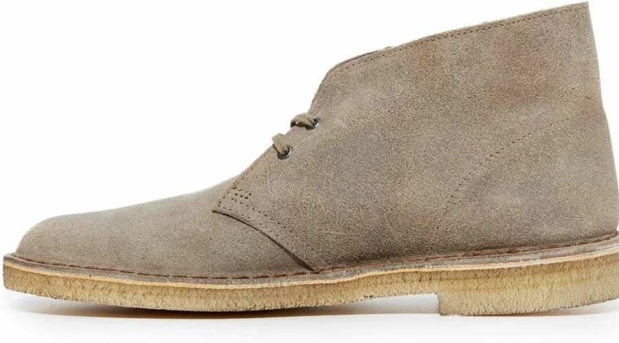 Clarks Women's Desert Boots Classic Leather Ankle Boots Comfortable Casual Footwear
