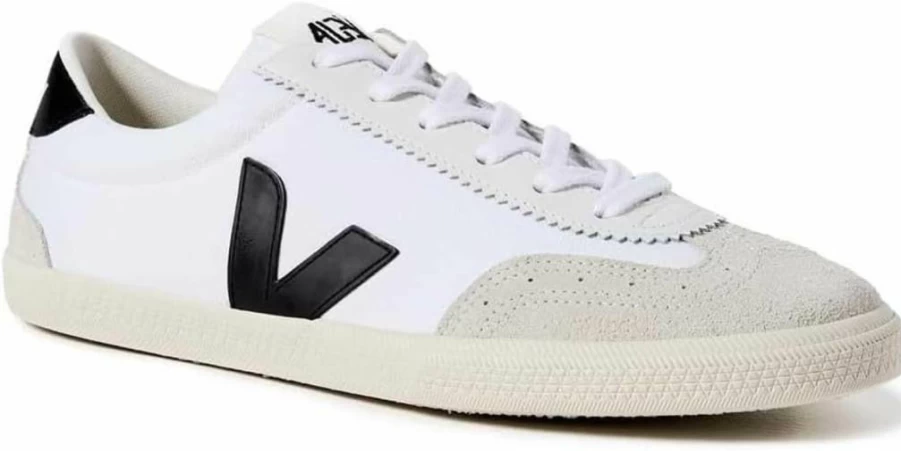 Veja Men's Volley Sneakers – Lightweight Sustainable Leather Casual Shoes