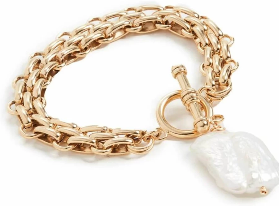 Brinker & Eliza Women's Penny Bracelet - Sterling Silver Adjustable Charm Bracelet for Women