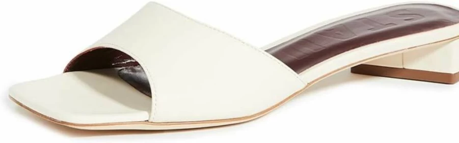 STAUD Simone Mules for Women - Luxe Leather Slip-On Loafers