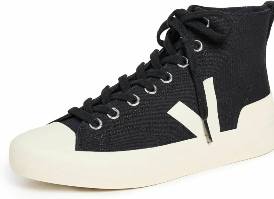 Veja Wata II High Top Sneakers for Women - Sustainable Leather Canvas Eco-Friendly Fashion