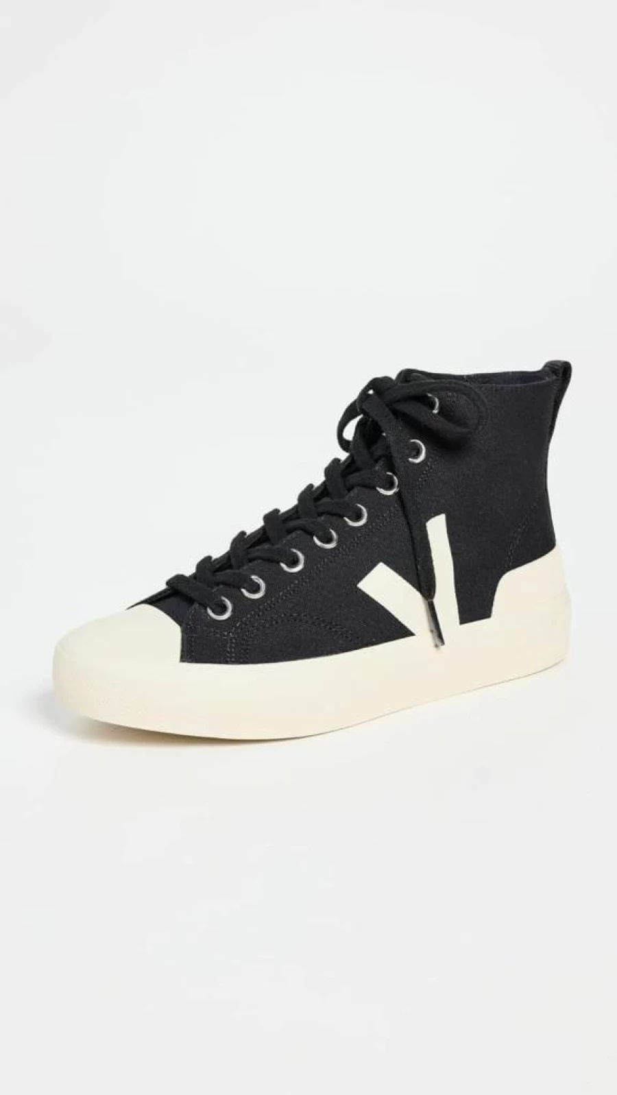 Veja Wata II High Top Sneakers for Women - Sustainable Leather Canvas Eco-Friendly Fashion