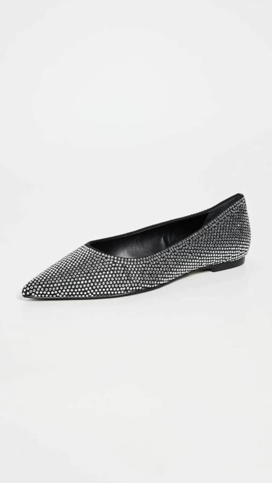 SCHUTZ Lyla Women's Bow Detail Flat Shoes - Elegant Half Bow Ballet Flats