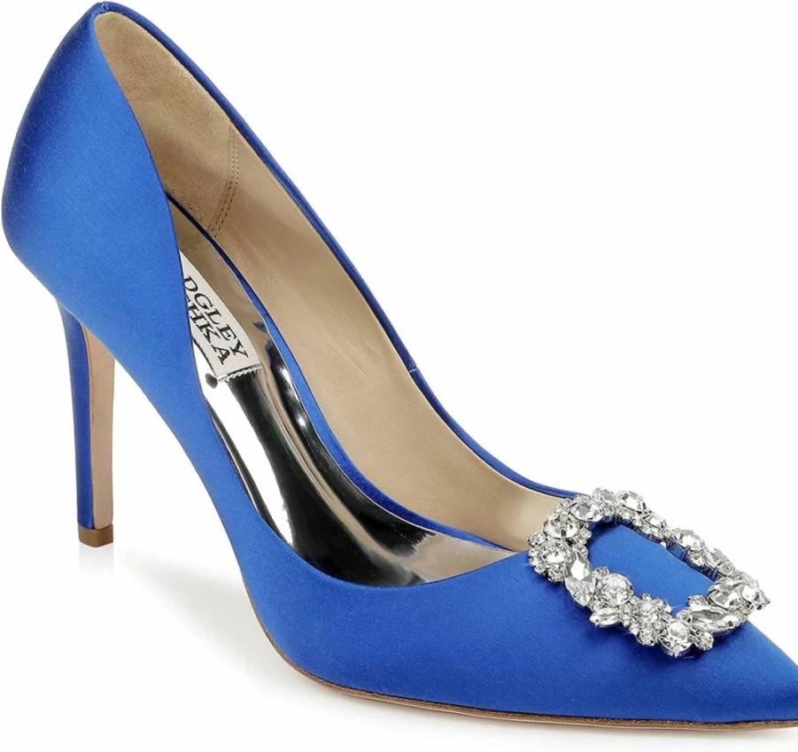 Badgley Mischka Women's Cher Stiletto Pump - 3.75 Inch Heel Elegant Dress Shoes for Women