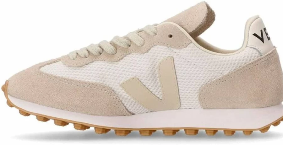 Veja Women's Rio Branco Sustainable White Sneakers – Eco-Friendly Vegan Leather Casual Shoes