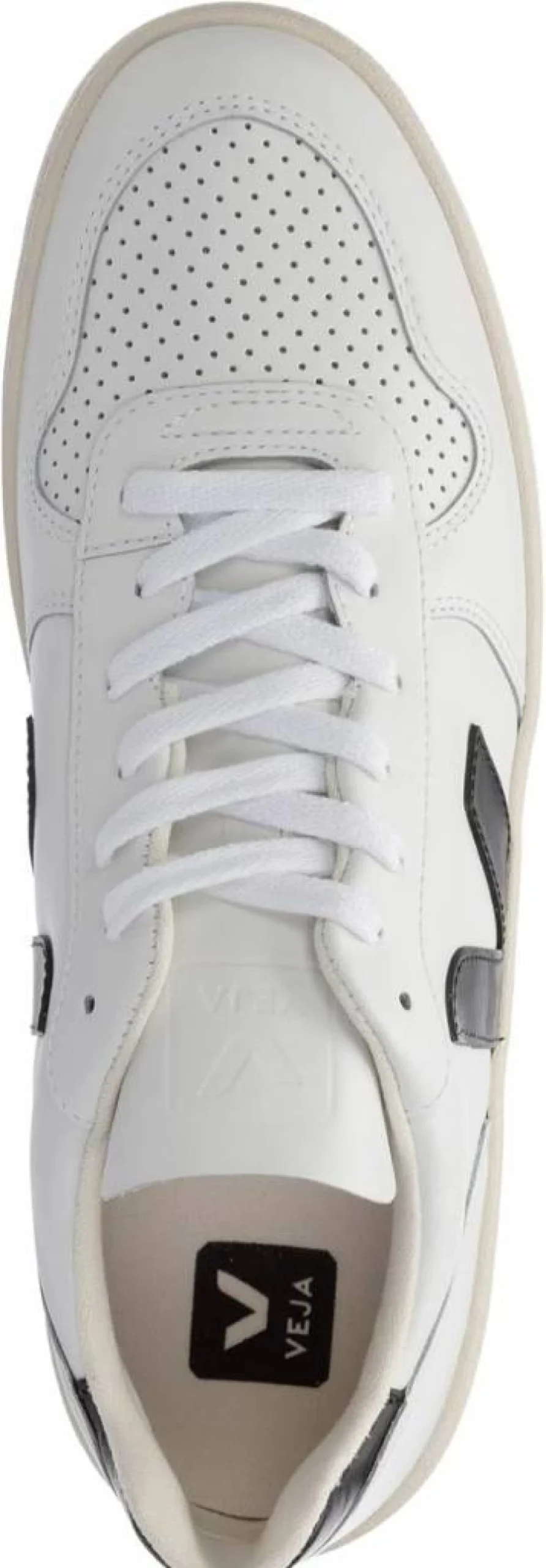 Veja Women's V-10 Vegan Leather Sneakers - Sustainable White Eco-Friendly Fashion Shoes