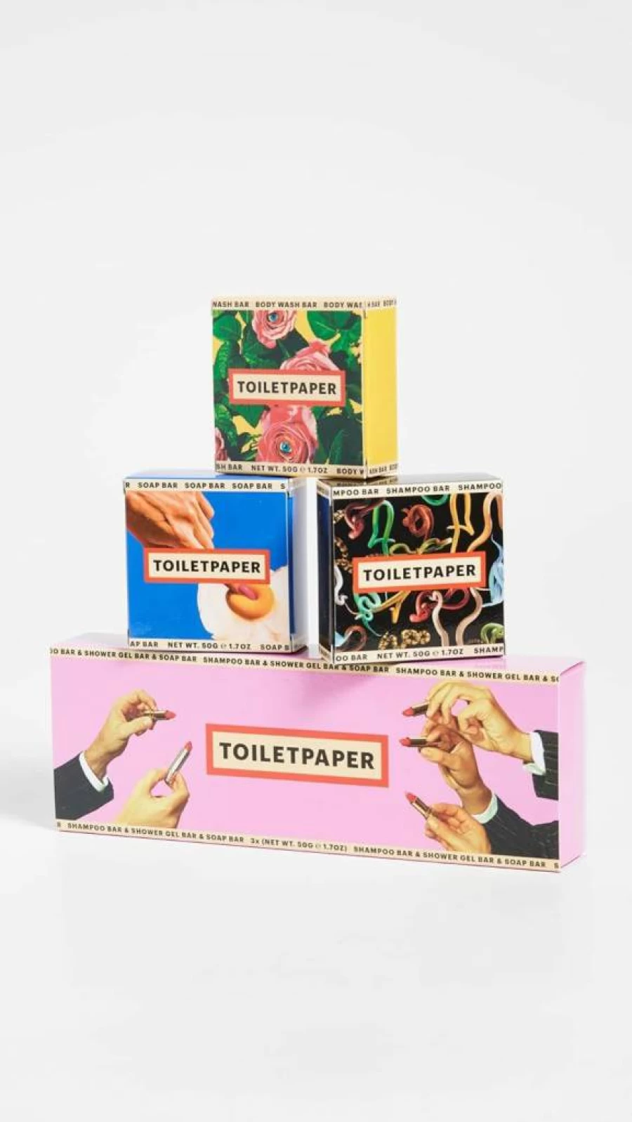 TOILETPAPER Beauty Women's Fusion Kit - Solid Makeup Set for Travel, Multi-Use Cosmetic Palette, Vegan & Cruelty-Free