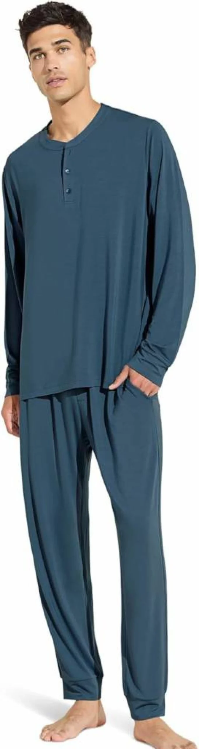 Eberjey Henry Men's Modal Jersey Pajama Set - Soft Sleepwear for Men