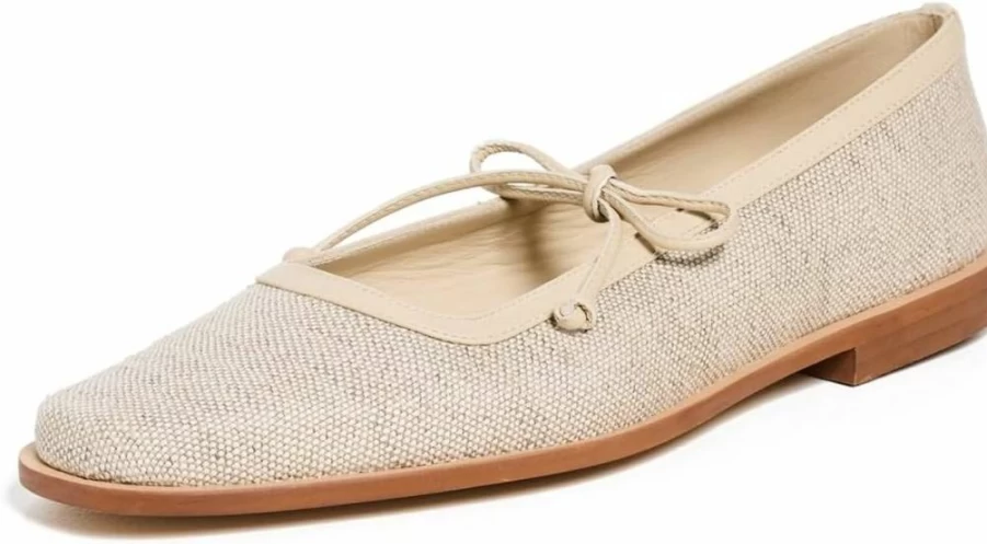 KAANAS Women's Misha Canvas Ballet Flats - Comfortable Slip-On Casual Shoes for Women