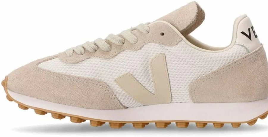 Veja Women's Rio Branco Eco-Friendly Leather Sneakers - White Sustainable Fashion Shoes