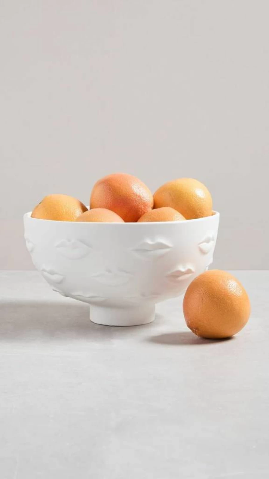 Jonathan Adler Gala Lips Decorative Bowl – Vibrant Ceramic Art Piece for Home Decor