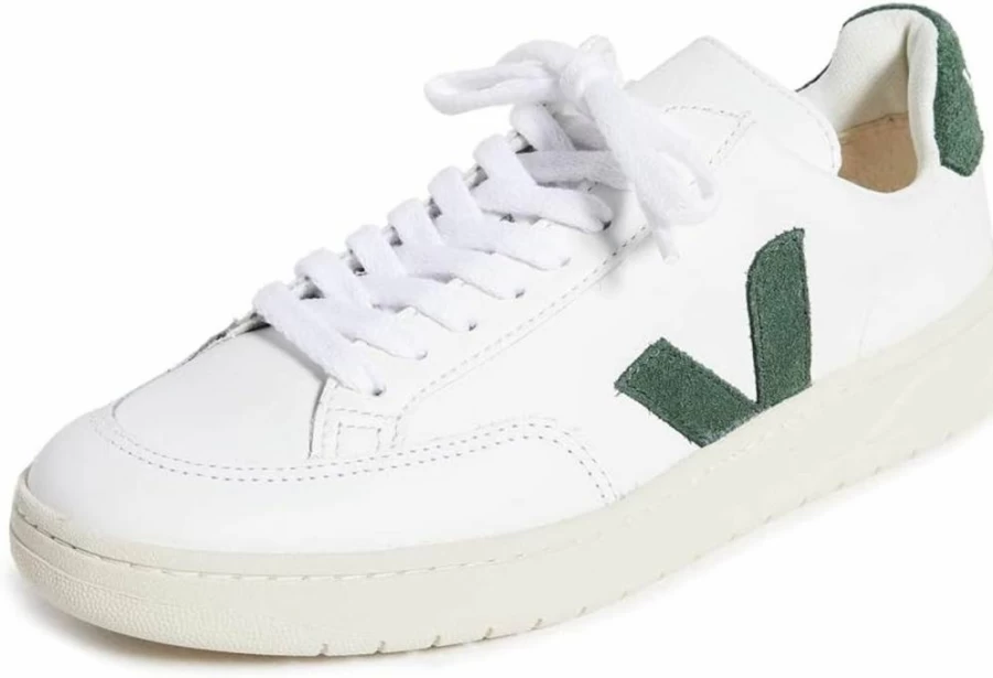 Veja Women's V-12 Vegan Leather Sustainable Sneakers - White Eco-Friendly Fashion Trainers