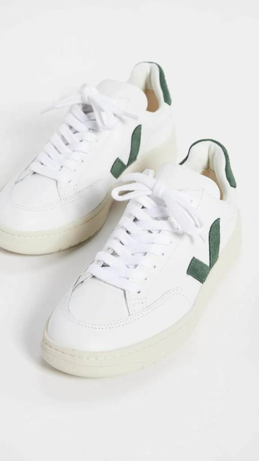 Veja Women's V-12 Vegan Leather Sustainable Sneakers - White Eco-Friendly Fashion Trainers