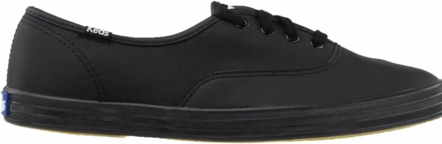 Keds Women's Champion Leather Sneakers - Classic White Lace-Up Casual Shoes for Women