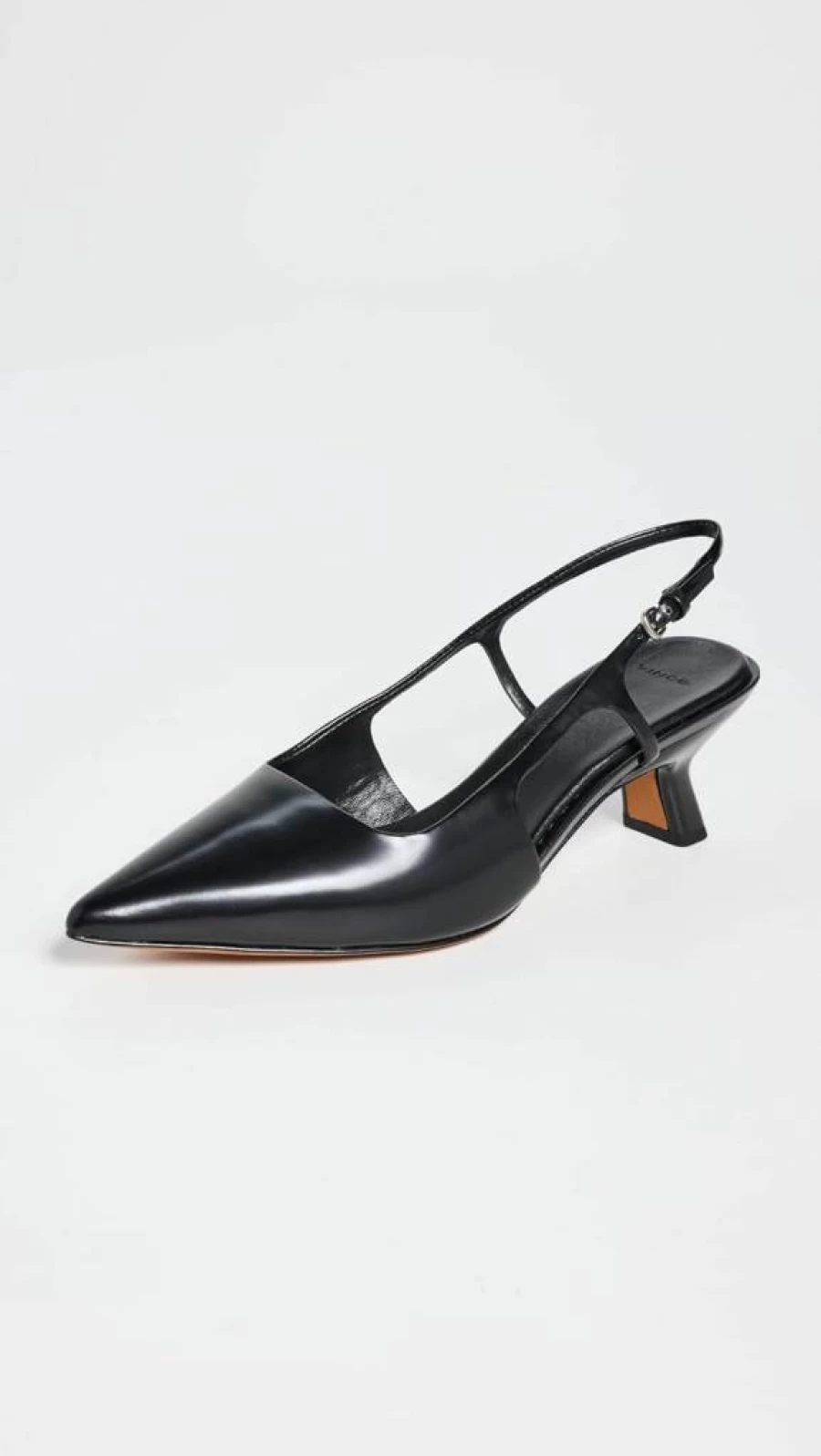 Vince Bianca Women's Leather Pumps - Elegant Low Heel Dress Shoes for Women