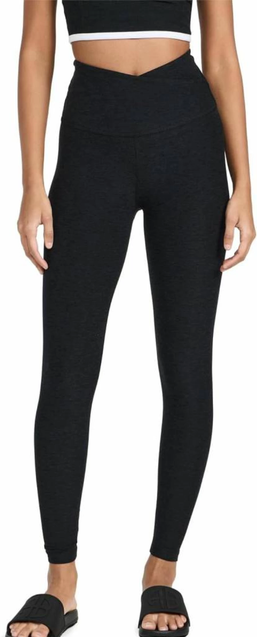 Beyond Yoga Women's Spacedye High-Waisted Lounge Leggings - Soft Comfortable Yoga Pants for Workouts & Leisure