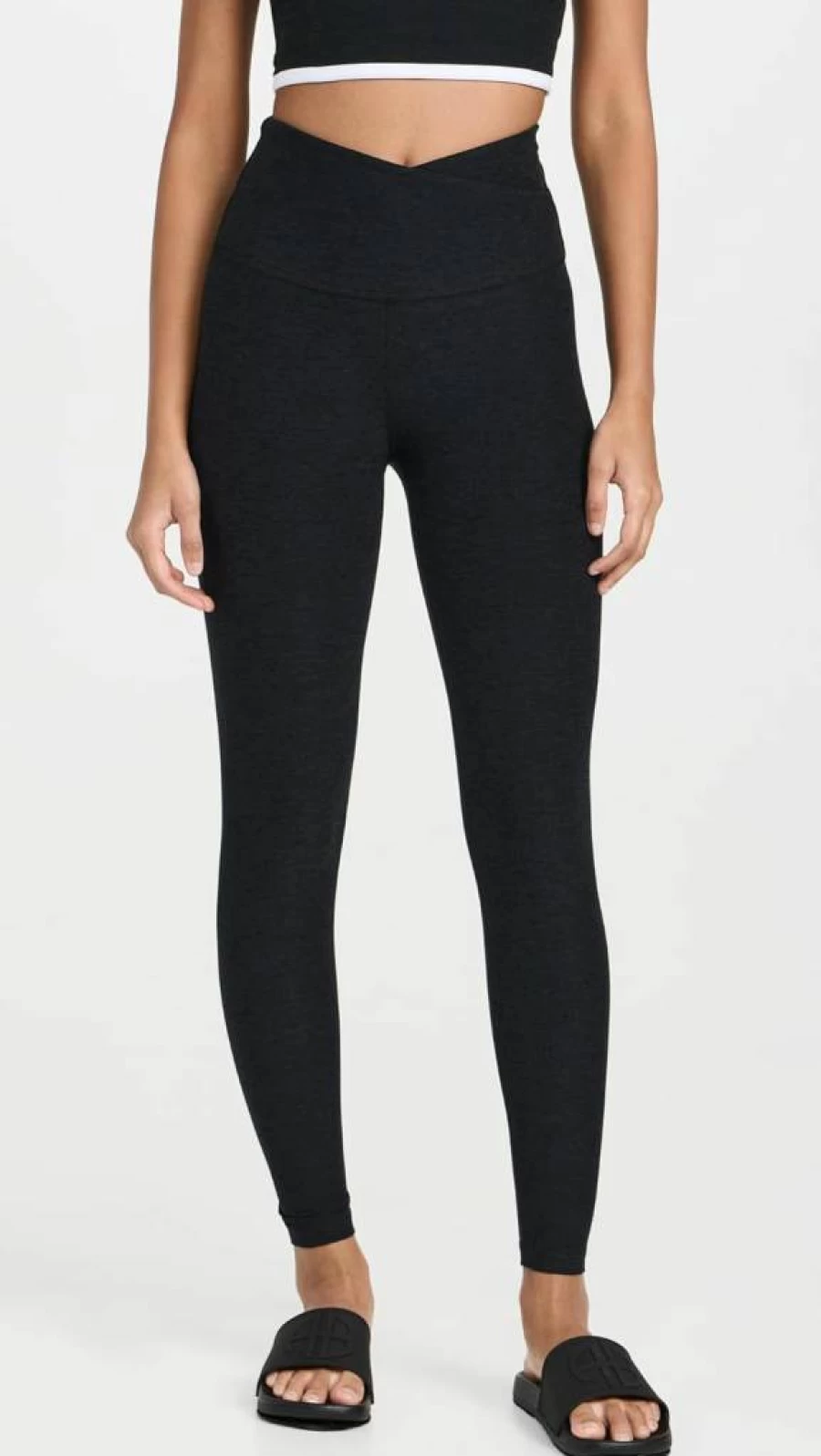 Beyond Yoga Women's Spacedye High-Waisted Lounge Leggings - Soft Comfortable Yoga Pants for Workouts & Leisure